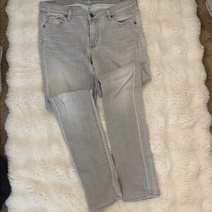 Citizens Of Humanity Gray Straight Leg Jeans
